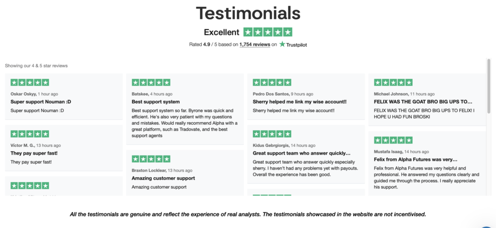 Alpha Futures proprietary trading platform, challenges, dashboard, and rules - Preview 6